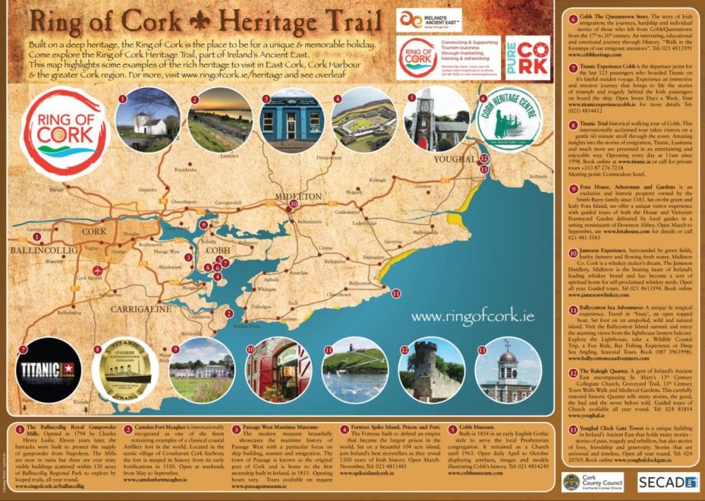 Heritage Trail Map Pad | Ring Of Cork | www.ringofcork.ie